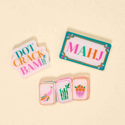 The Darling Effect Little Magnet Set - Let's Play Mahjong
