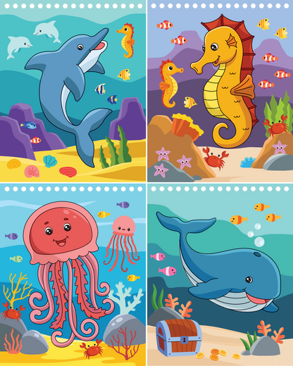 Peter Pauper Press - Color With Water - Under the Sea
