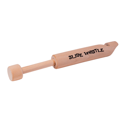 Toysmith - Neato! Wooden Slide Whistle, 6.5" Sealed Musical Toy, Retro