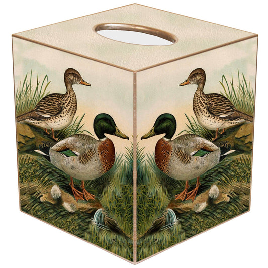 Marye-Kelley - TB6128 -Ducks Tissue Box Cover