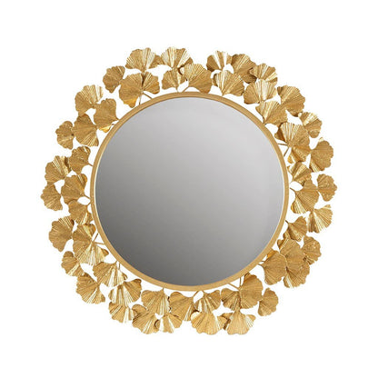 Olliix - Gold Foil Ginkgo Leaf Decor Mirror