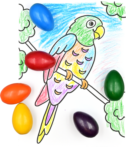 Peter Pauper Press - Studio Series Junior Beeswax Egg-Shaped Crayons