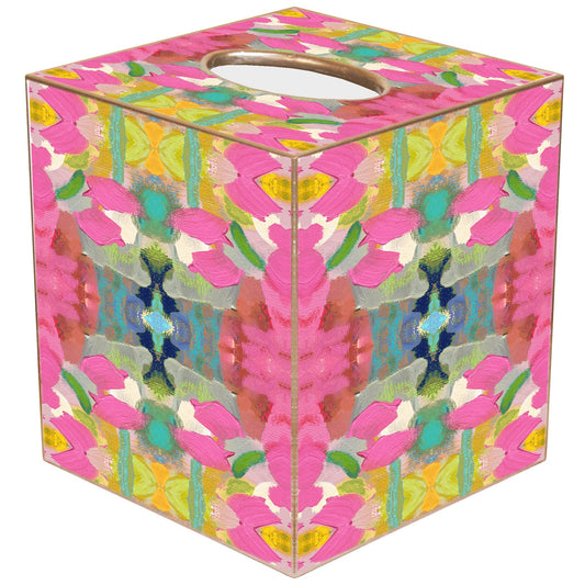 Marye-Kelley - Pink Paradise Tissue Box by Laura Park