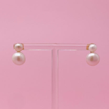 Ellison+Young - Classic Double Pearl Earrings