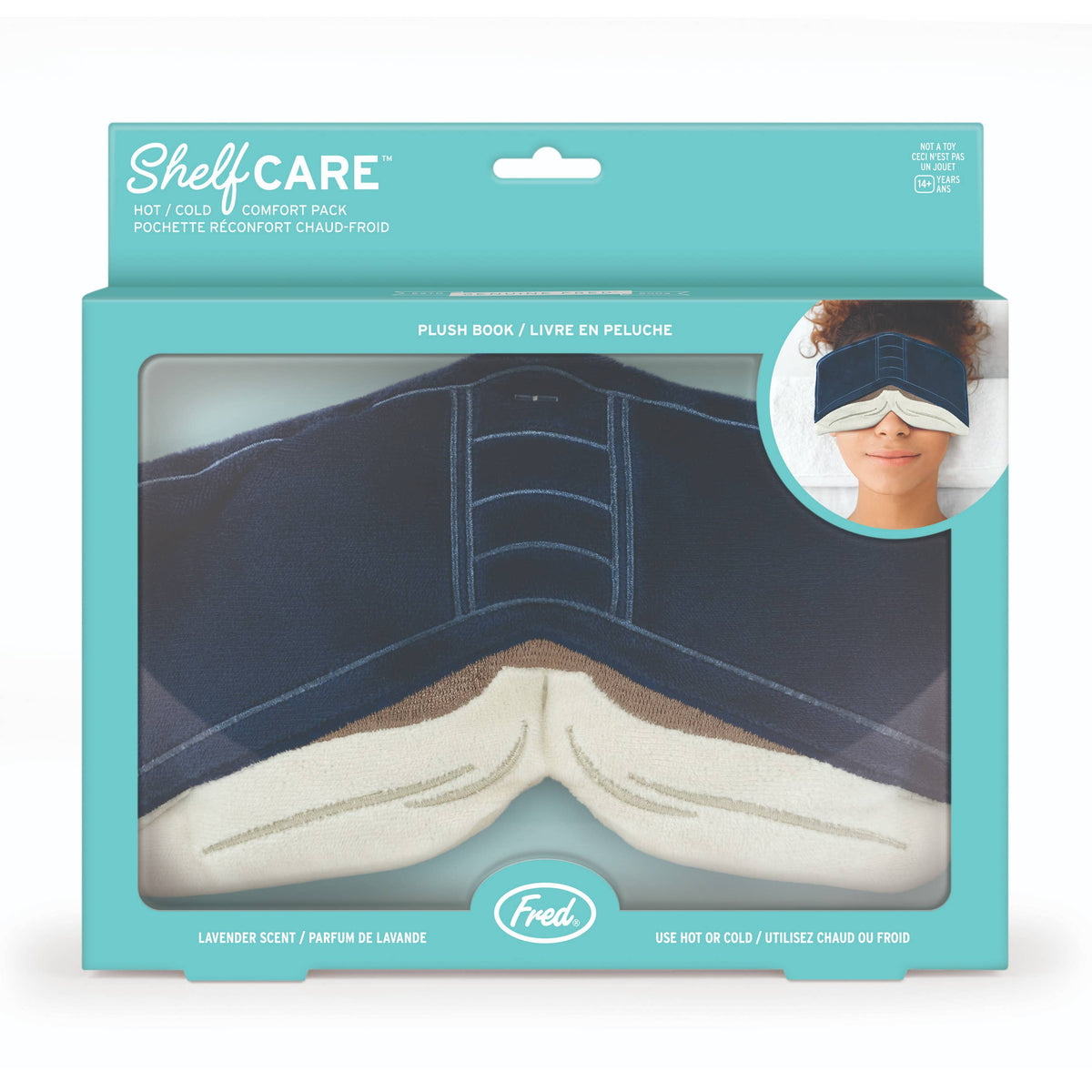 Fred & Friends - SHELF CARE Book Hot & Cold Eye Pillow