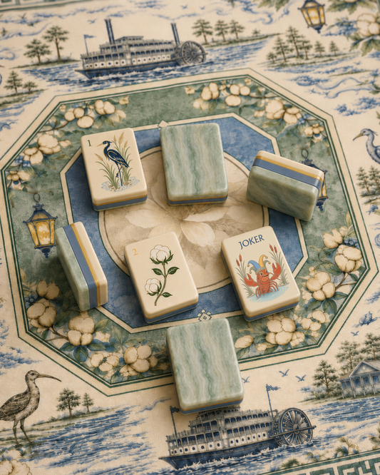 Pat's Monograms, LLC - The Mahjestic South Mahjong Mat