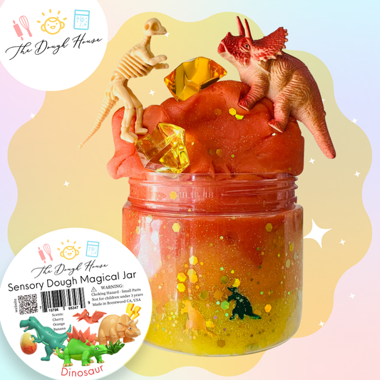 The Dough House - Fun Size Dinosaur Magical Jars
