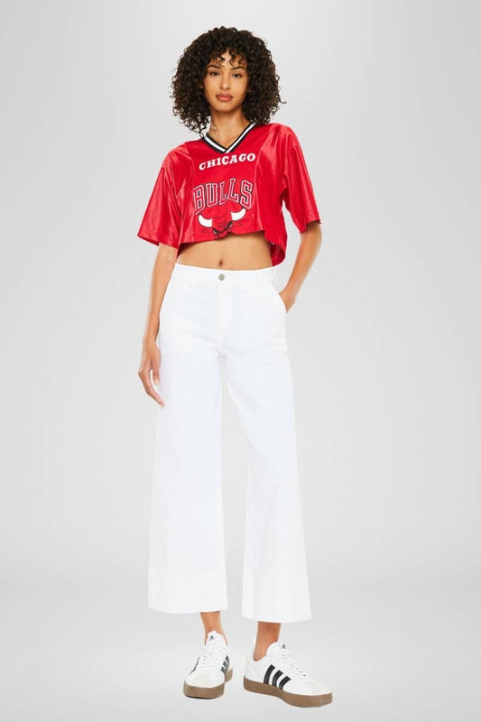 Kan Can USA - OPEN PACK HIGH RISE CROPPED WIDE LEG-KC7480WT