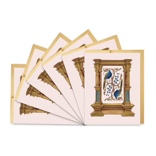 Good Juju Ink - Peacock Frame Illumination Boxed Set of 6 Cards