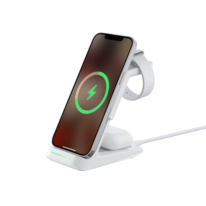 LAX Gadgets - 3-in-1 Wireless Charging Station, Charger Stand