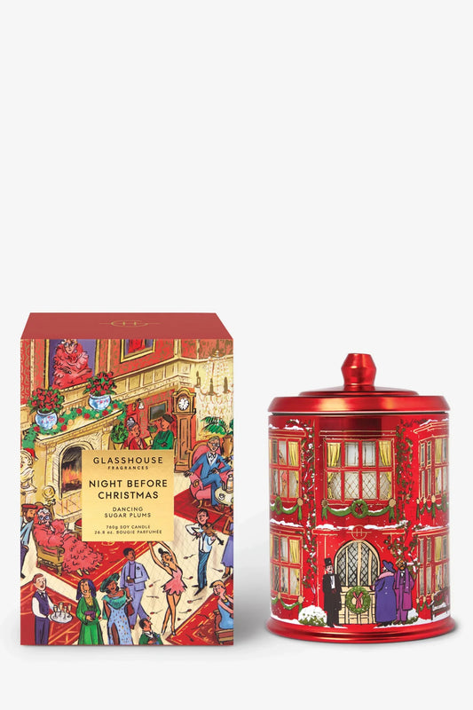 Glasshouse 13.4 Oz Candle Night Before Christmas