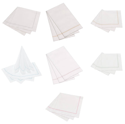 The Napkins - 25ct Hemstitch Napkins | Guest Size