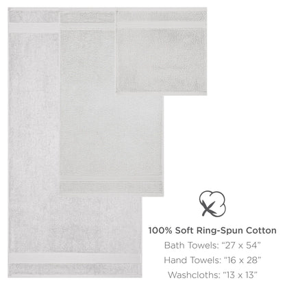 Arkwright Home - Host & Home 6-Piece Bath Towel Set, Color options