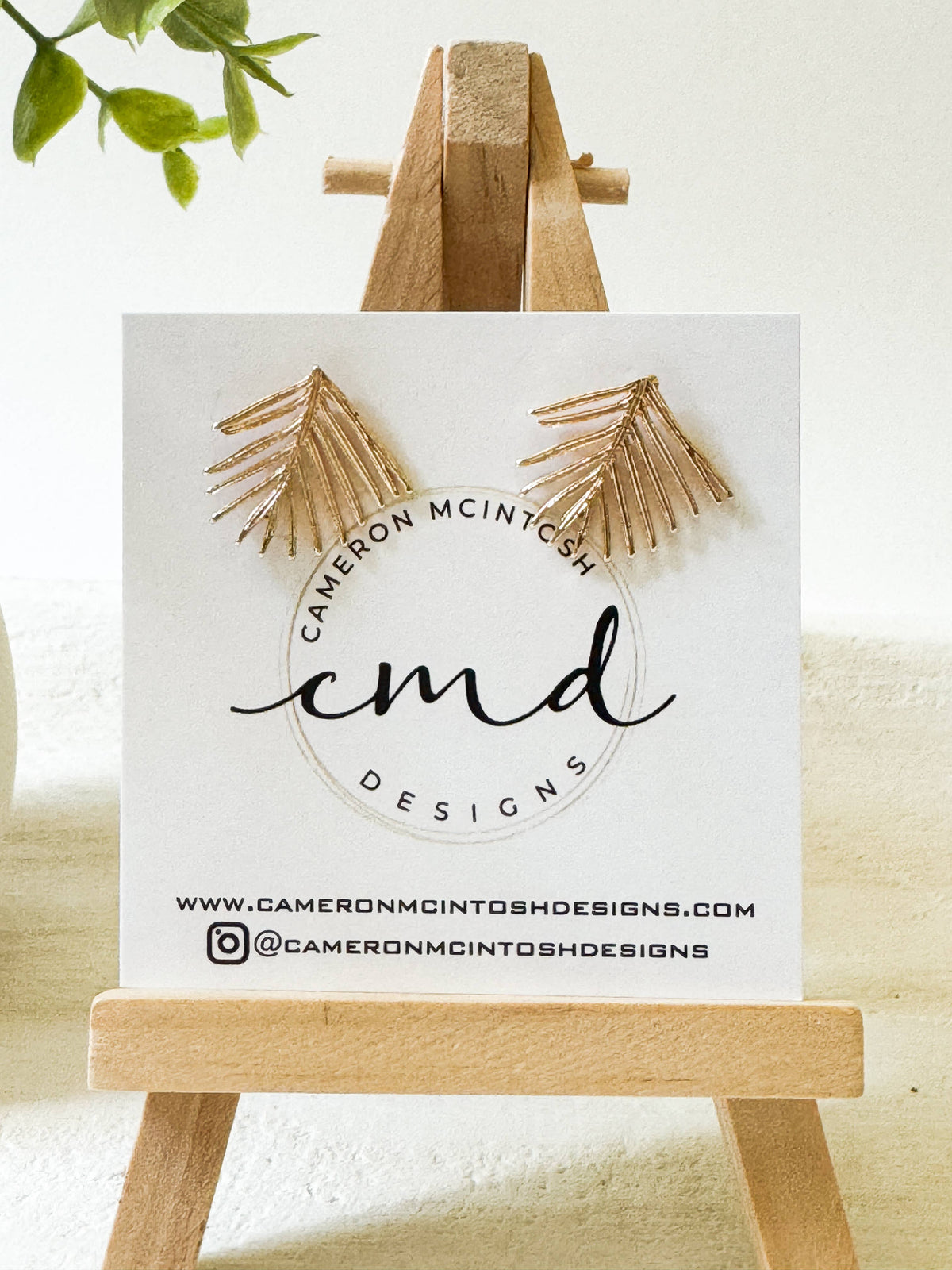 Cameron McIntosh Designs - Gold Branch Stud Earrings