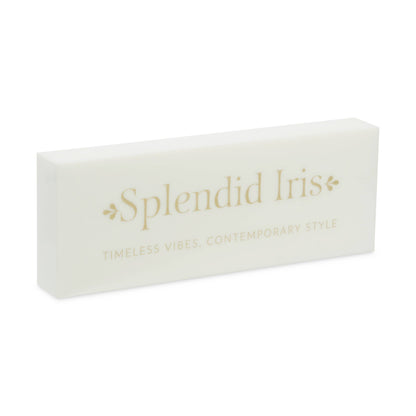 Splendid Iris - Branded Logo Block