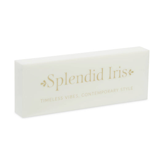 Splendid Iris - Branded Logo Block
