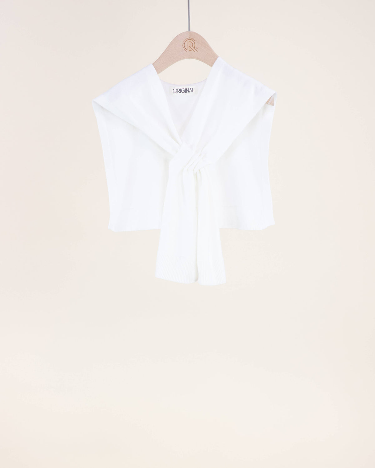 Original USA - Solid Preppy Mock Sweater Wrap