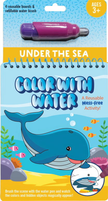Peter Pauper Press - Color With Water - Under the Sea