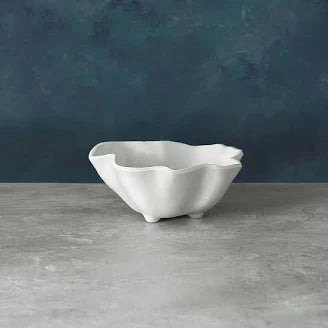 Beatriz Ball VIDA Nube small white bowl with organic wavy edges