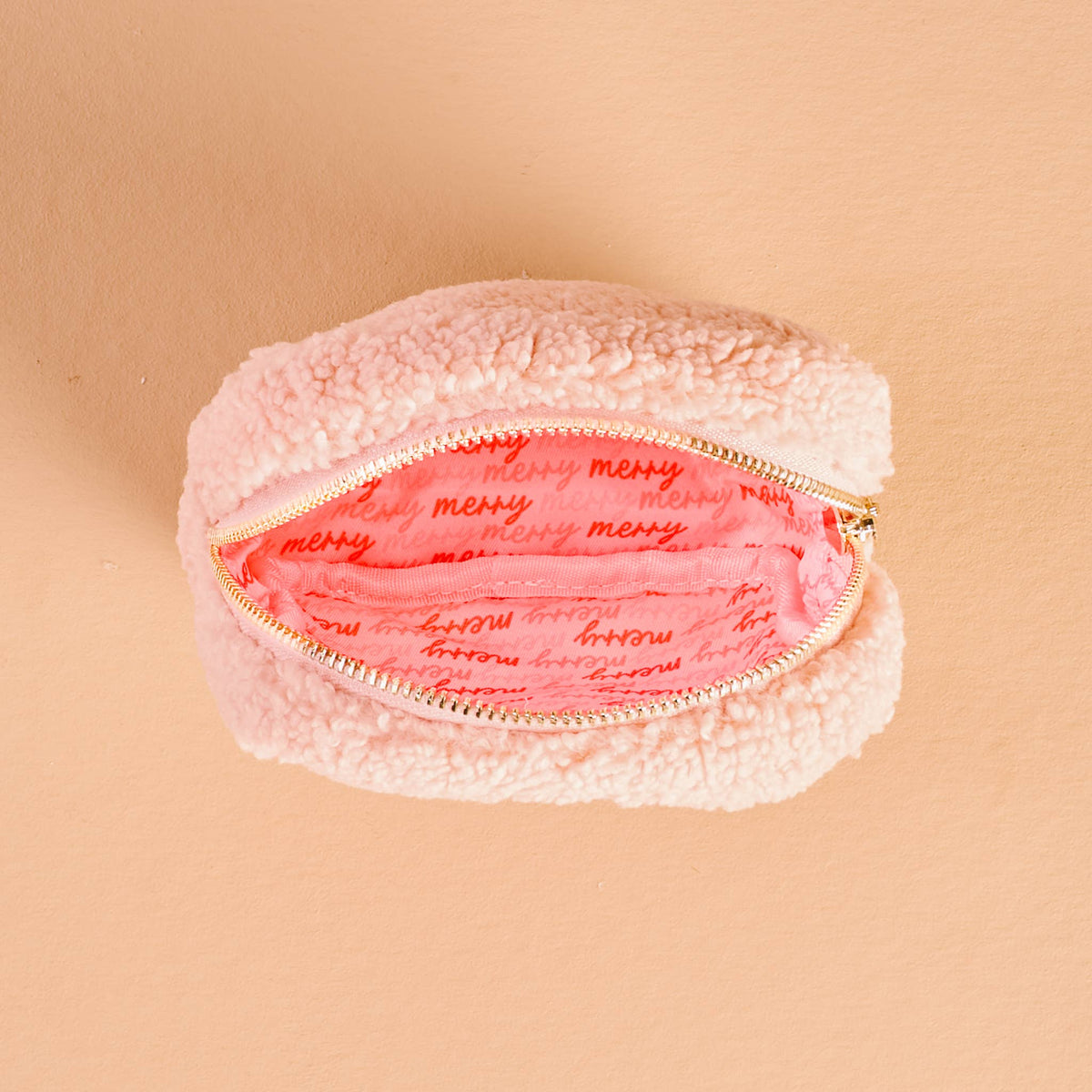 The Darling Effect - Teddy Pouch-Square Holiday Gift Bow Red