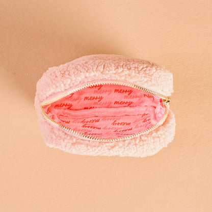 The Darling Effect - Teddy Pouch-Square Holiday Gift Bow Red