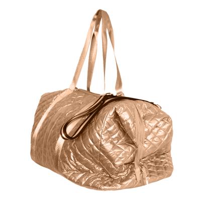 Lemonbella - Lemonbella Copper Diamond Weekender Duffle Travel Bag 3/1
