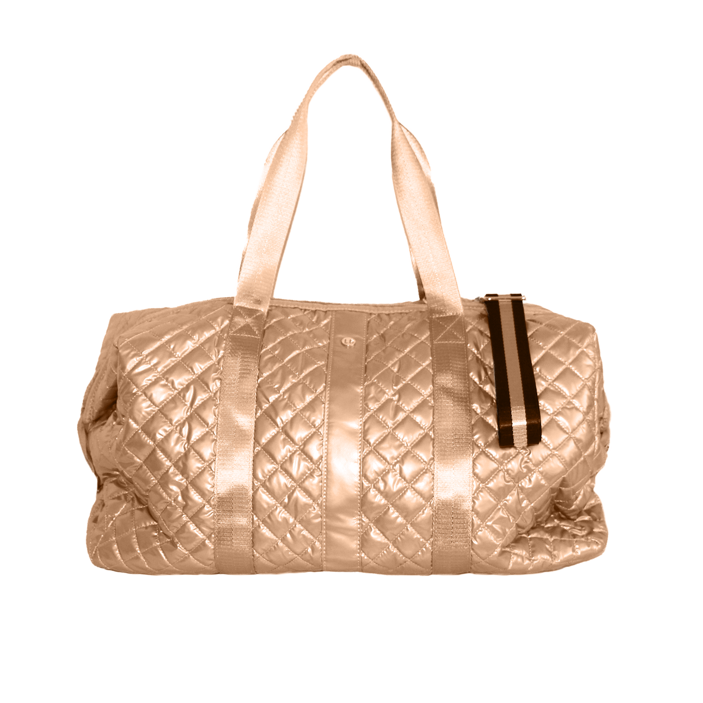 Lemonbella - Lemonbella Copper Diamond Weekender Duffle Travel Bag 3/1