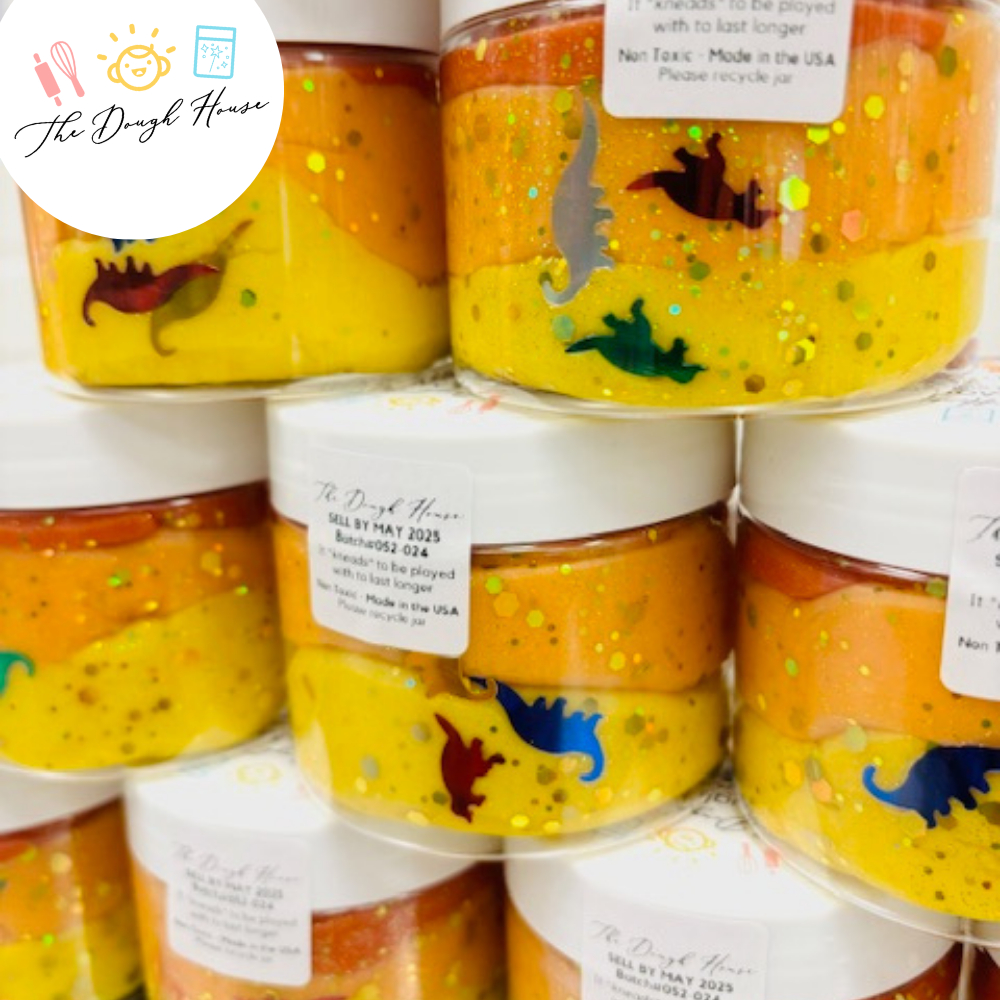 The Dough House - Fun Size Dinosaur Magical Jars