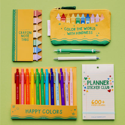 Callie Danielle - Happy Colors Crayon-Inspired Affirmations Pen Set of 12