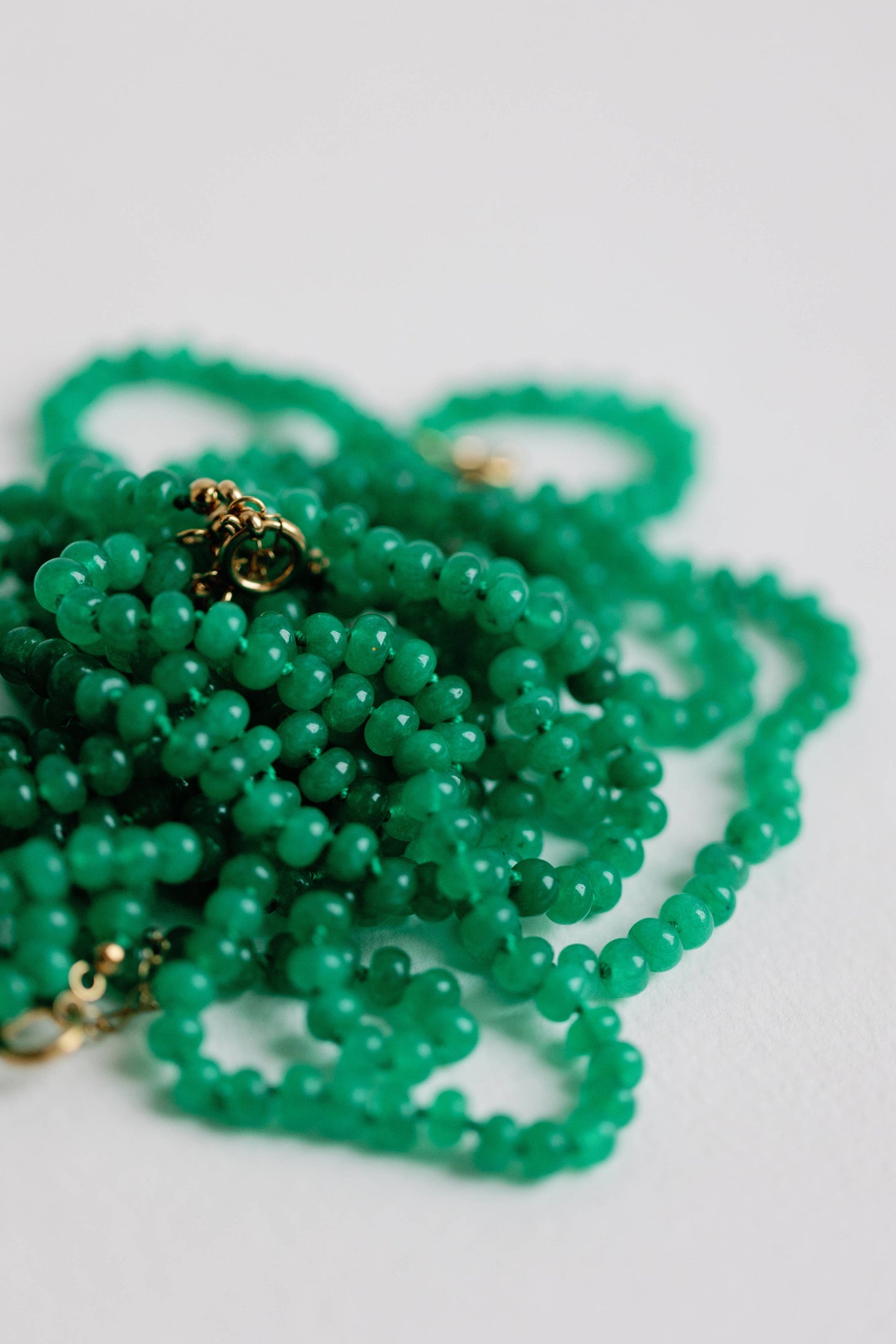 St Armands Designs of Sarasota - 16.5" Genuine Jade Necklace