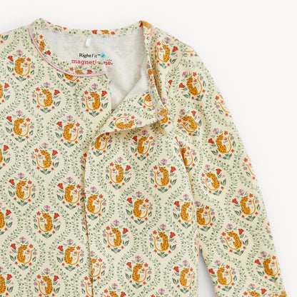 Magnetic Me Fleur Sauvage Right Fit Footie
