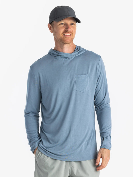 Free Fly Bamboo Lightweight Hoodie  (Glacier)