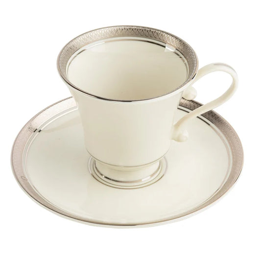 Pickard "Geneva - Ivory" Cup & Saucer