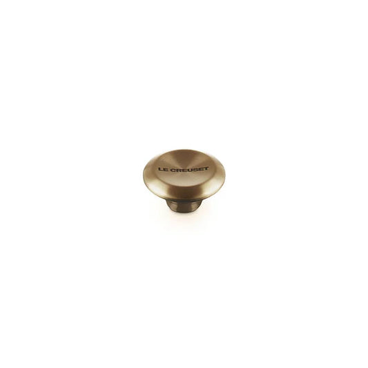 Le Creuset Signature medium stainless steel knob with bronze finish