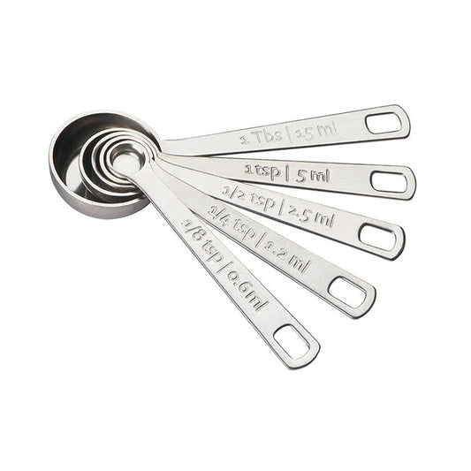 Le Creuset stainless steel measuring spoons set with metric markings
