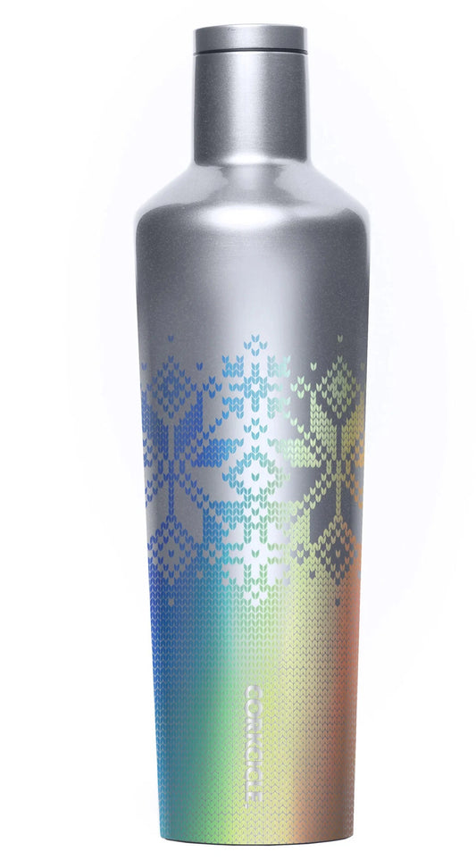 Corkcicle 750 ml Canteen in Fair Isle Prism