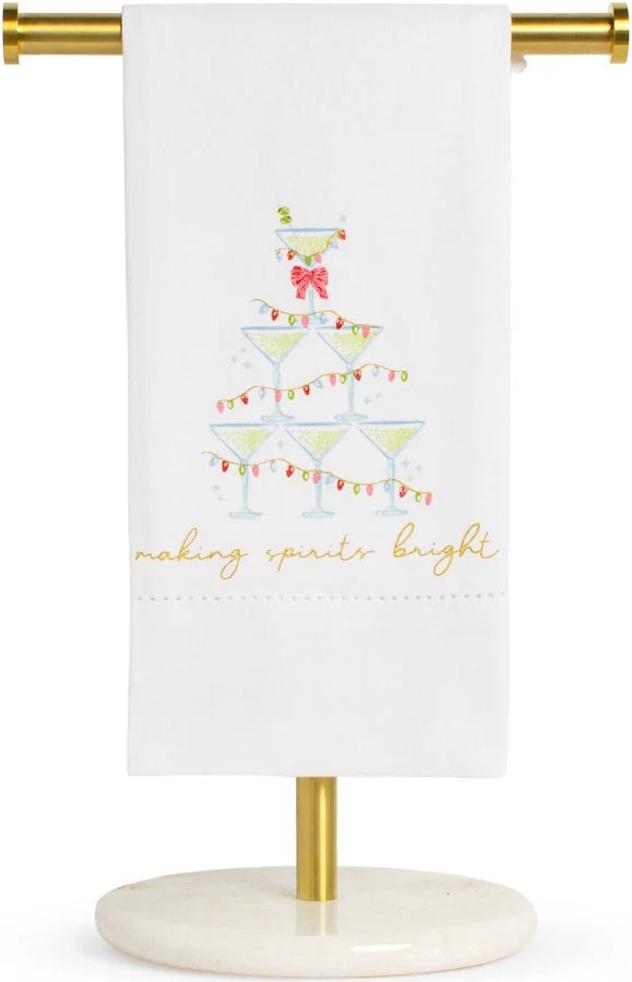 The Royal Standard Making Spirits Bright Hemstitch Hand Towel
