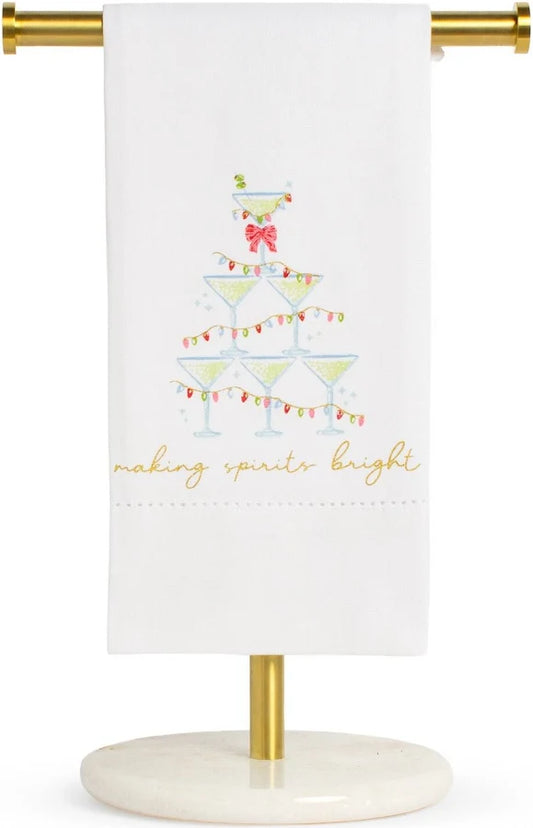 The Royal Standard Making Spirits Bright Hemstitch Hand Towel