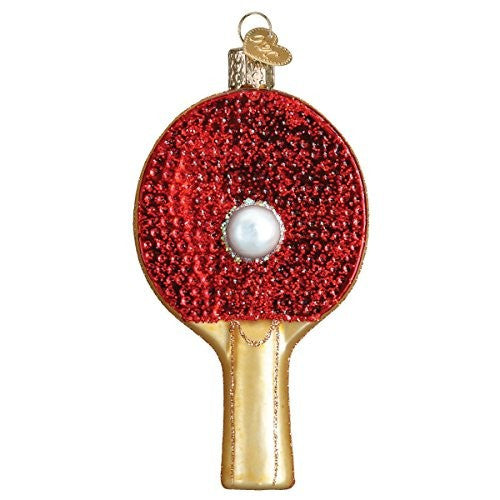 Old World Christmas Ping Ping Paddle Ornament